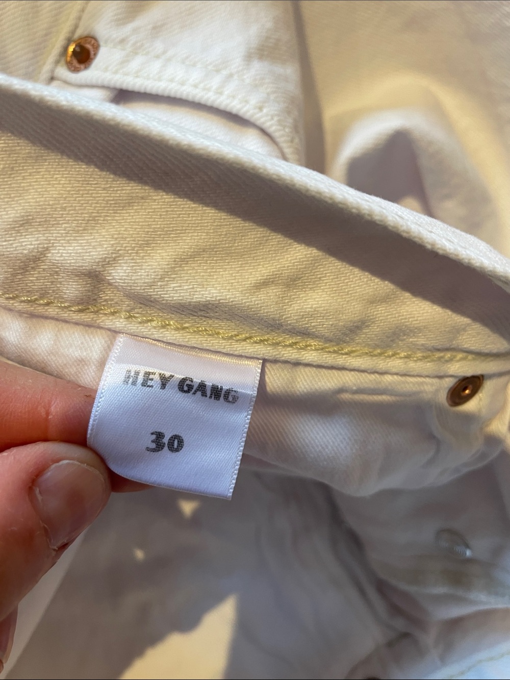 Hey Gang the loose crop denim jeans $295 - Picture 9 of 10